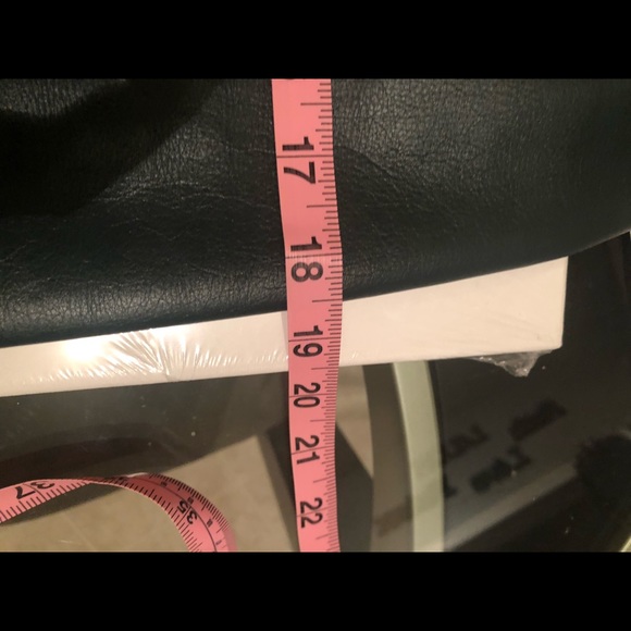 Green Aline Leather Skirt MIDI - Picture 5 of 8